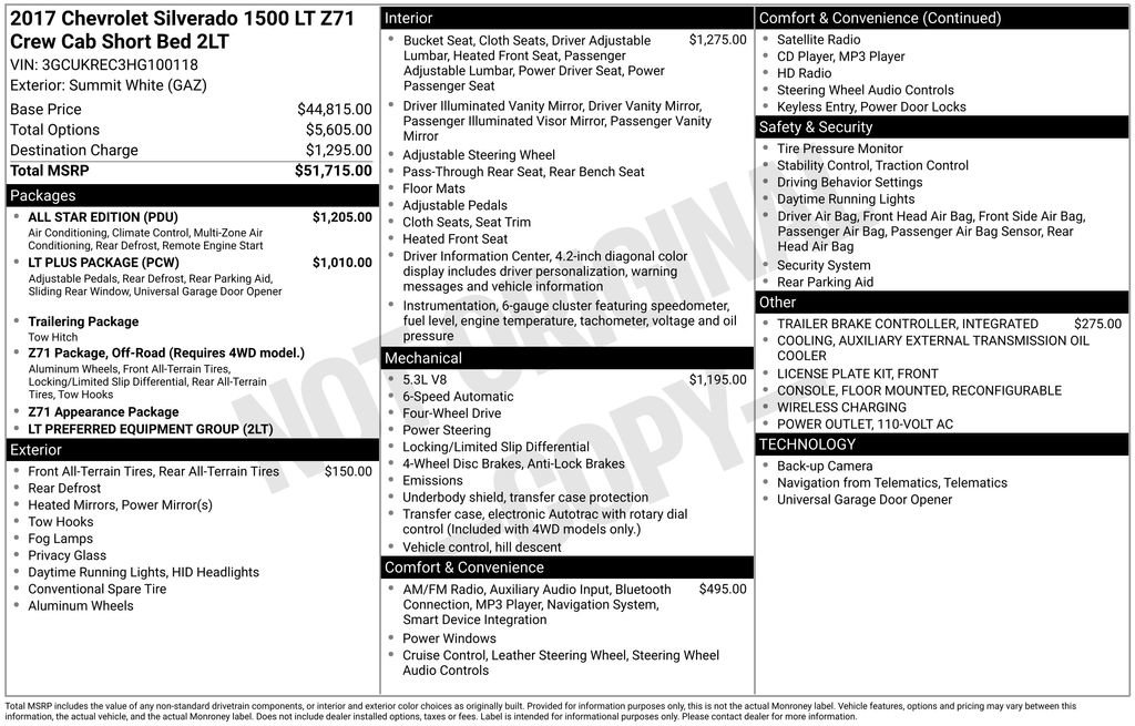 Used 2017 Chevrolet Silverado 1500 LT w/ All Star Edition image 33