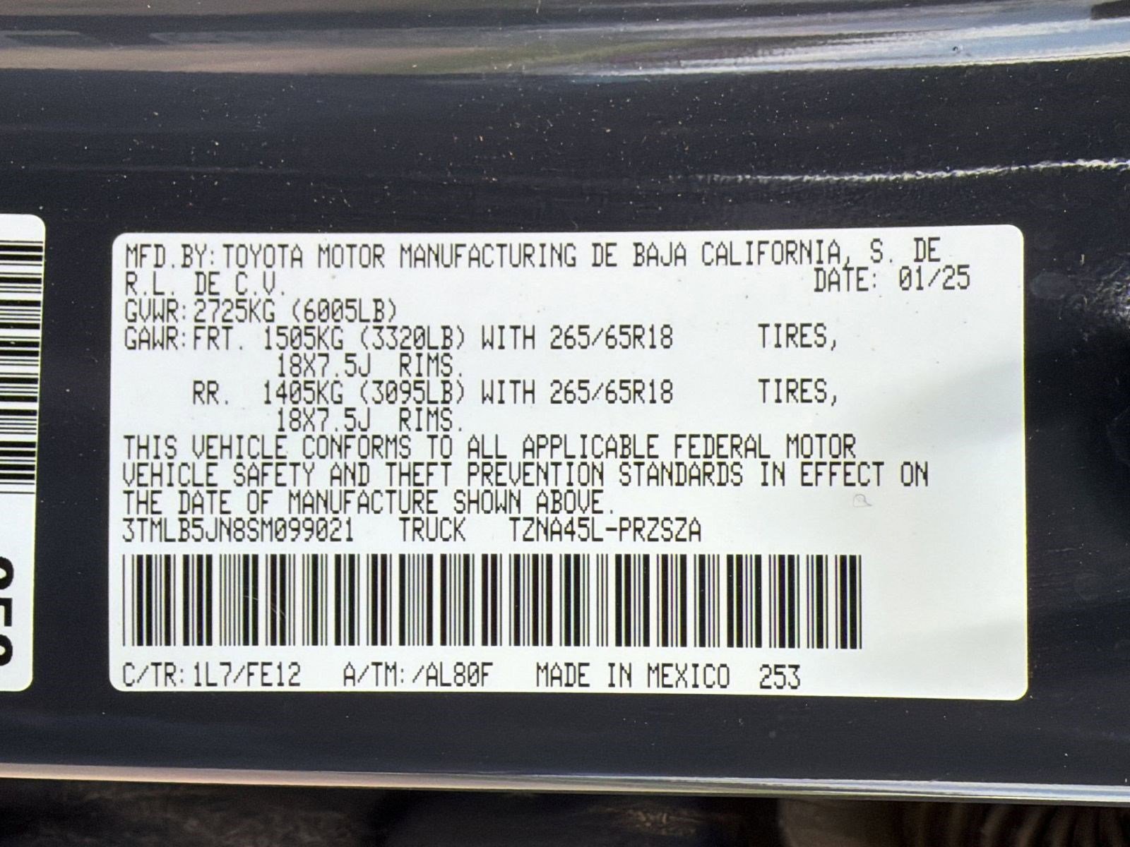 Used 2025 Toyota Tacoma TRD Sport AWD/4WD image 20