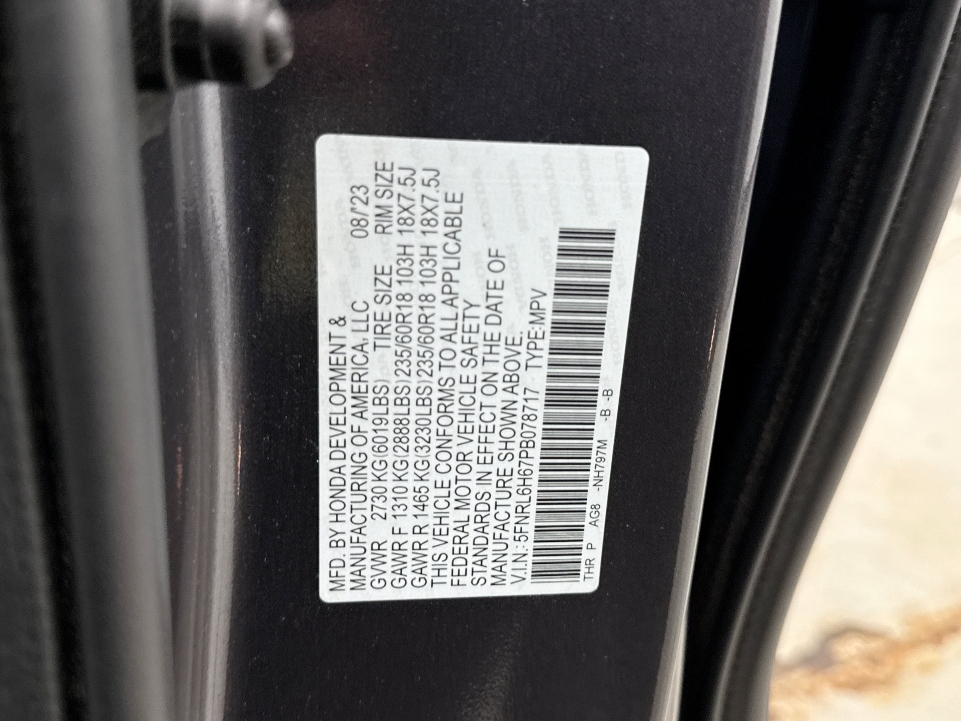 Used 2023 Honda Odyssey EX-L image 10