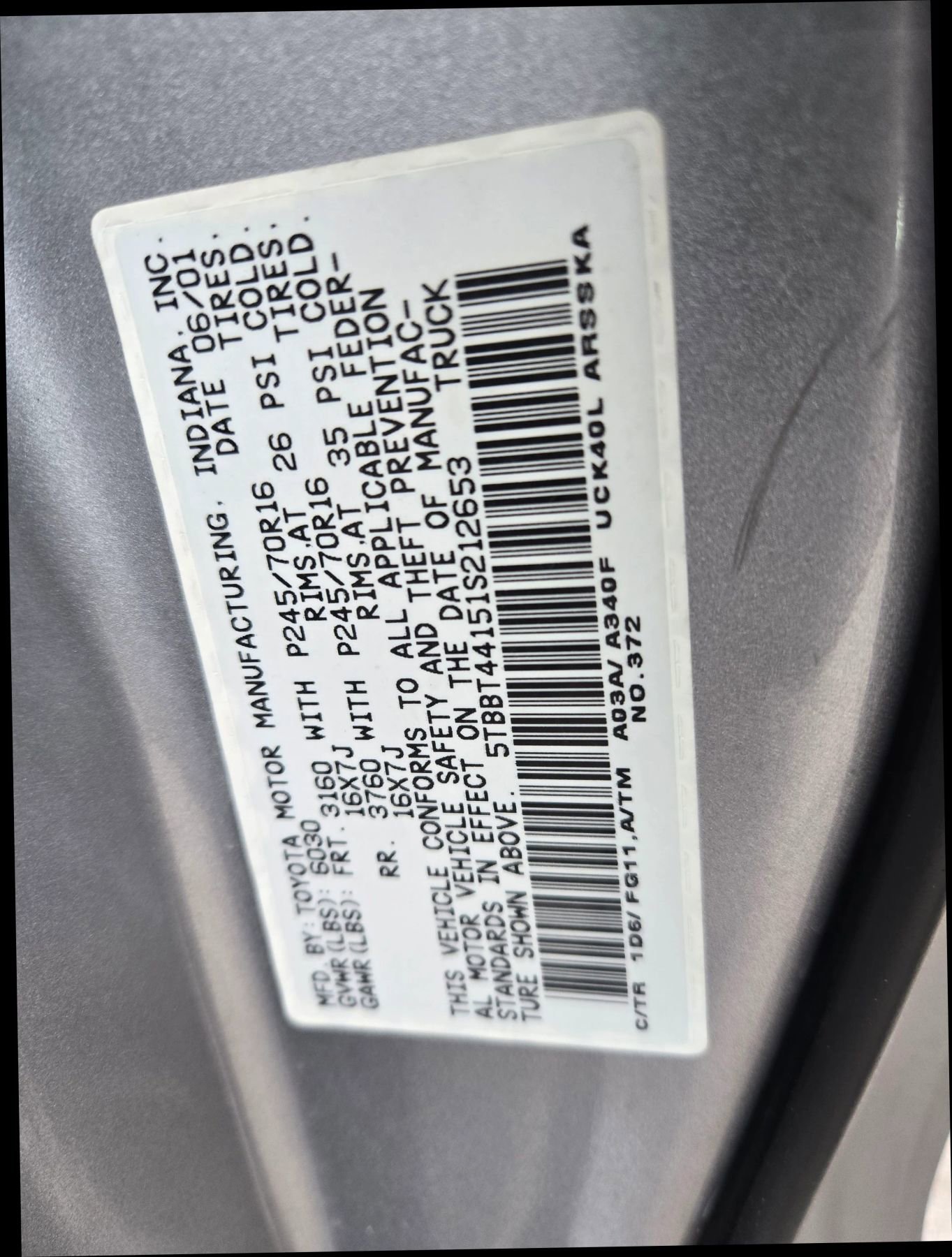 Used 2001 Toyota Tundra SR5 image 25