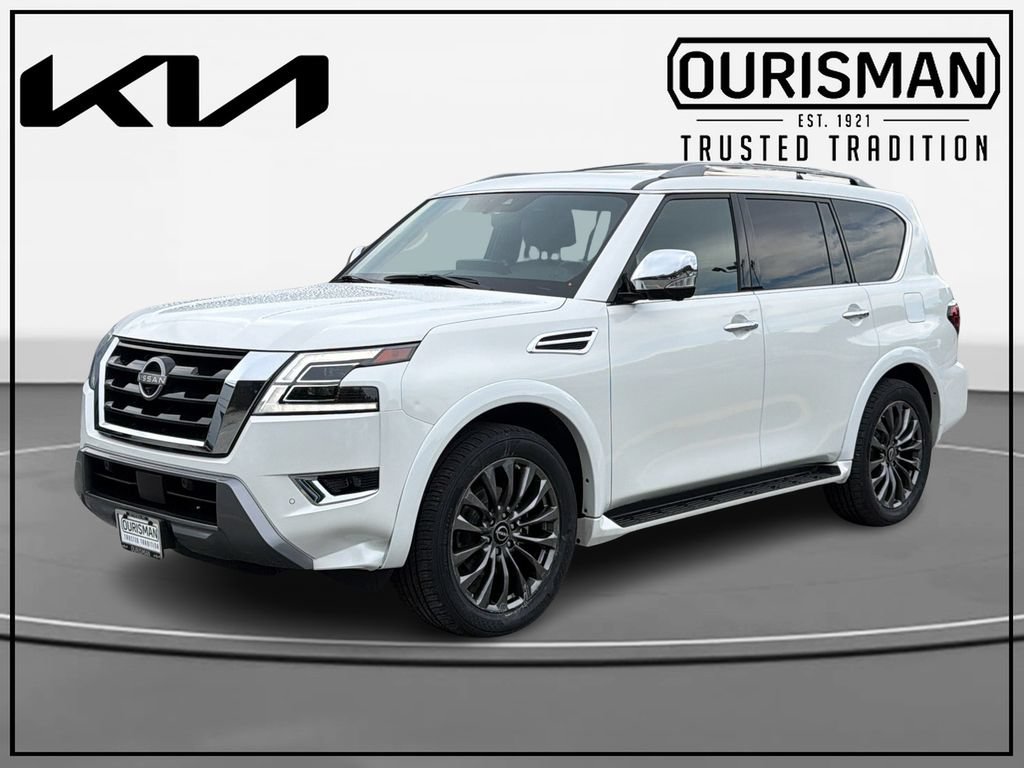 Used 2023 Nissan Armada Platinum w/ Captain's Chairs Package AWD/4WD image 2