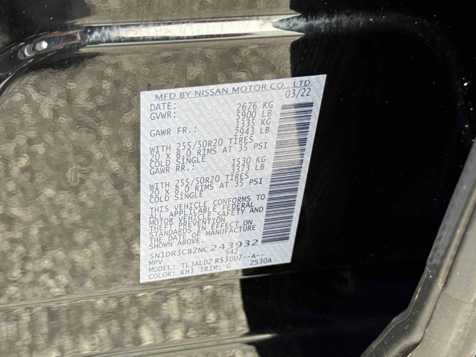 Used 2022 Nissan Pathfinder SL w/ SL Premium Package FWD image 44
