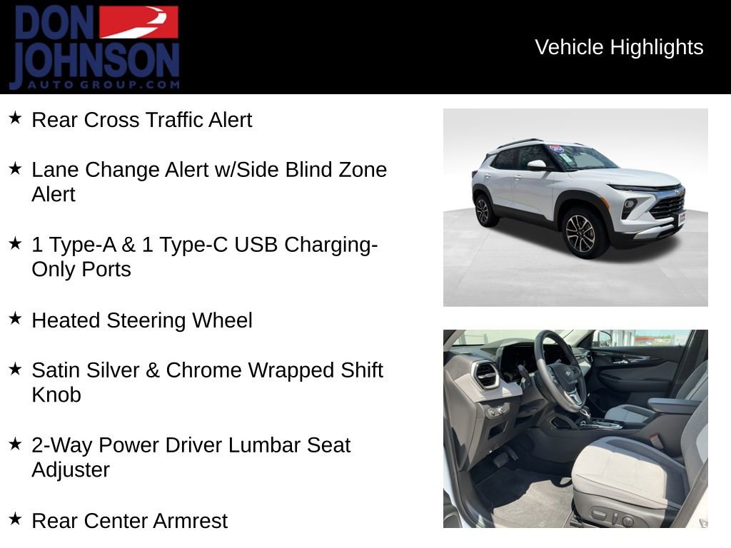 Used 2024 Chevrolet TrailBlazer LT w/ Convenience Package AWD/4WD image 21