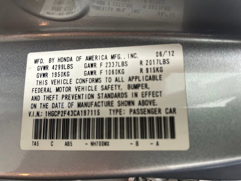 Used 2012 Honda Accord LX image 33