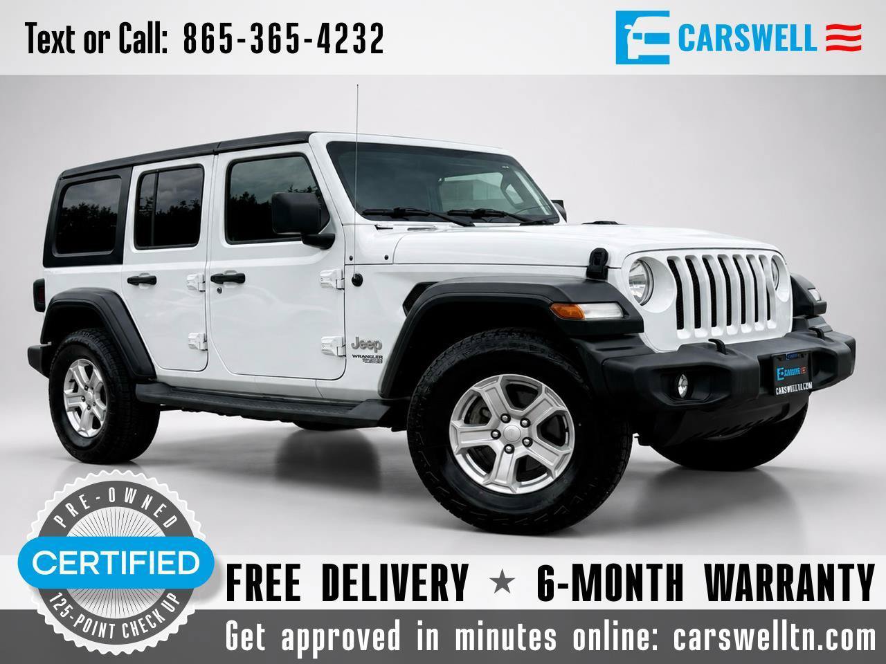 Used 2018 Jeep Wrangler Unlimited Sport S