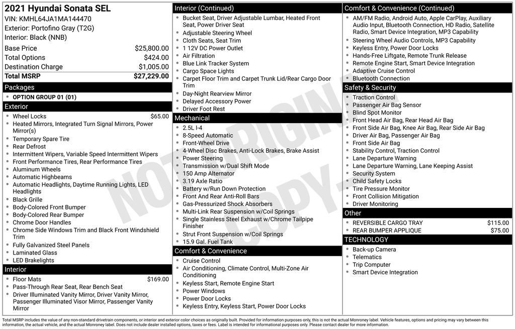 Used 2021 Hyundai Sonata SEL FWD image 15