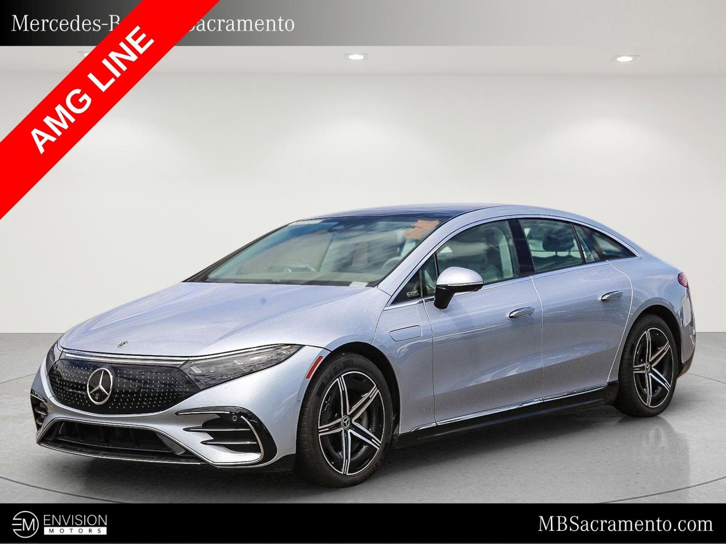 Used 2023 Mercedes-Benz EQS 450+ Sedan w/ AMG Line Exterior Package image 1