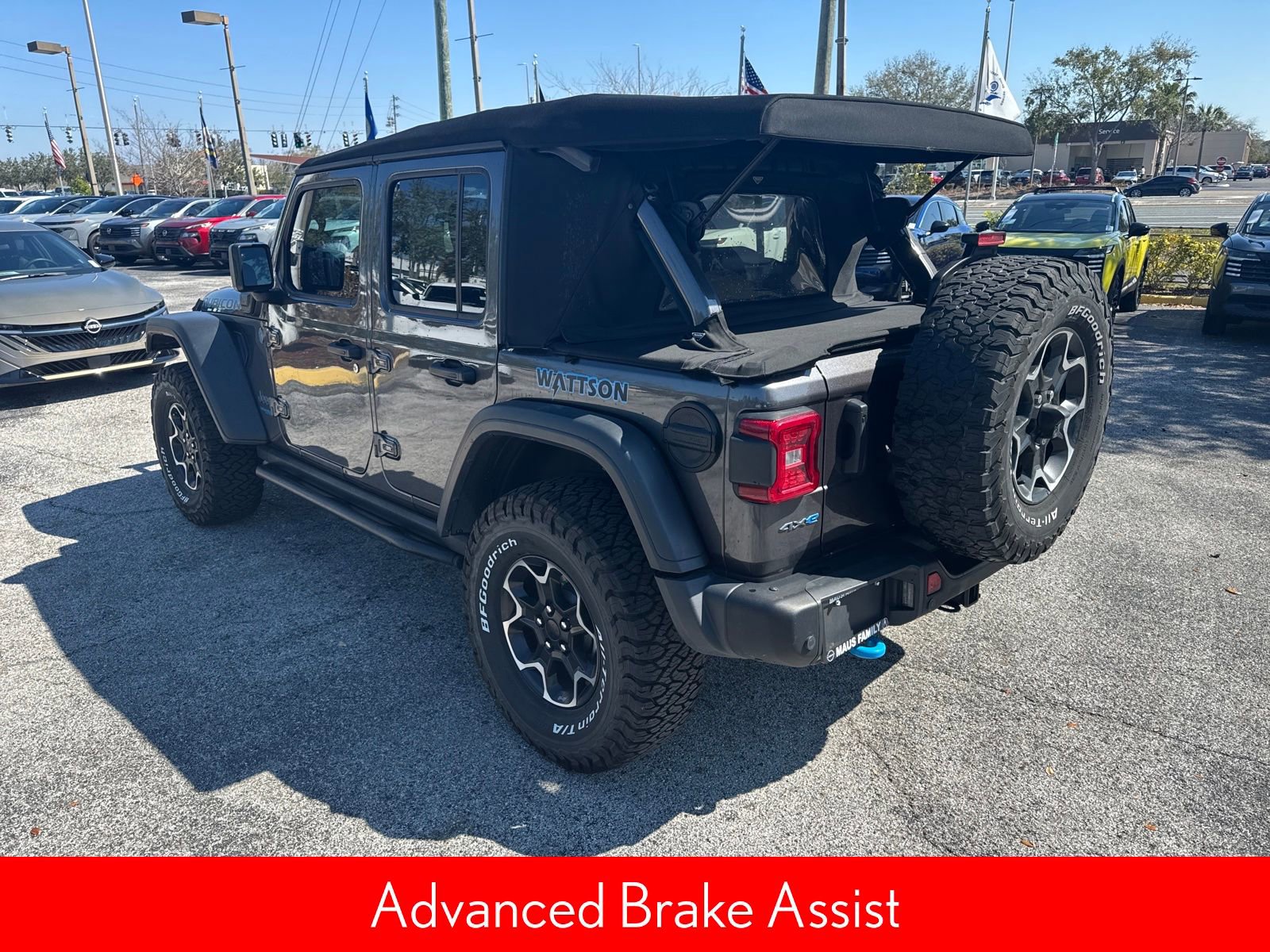 Used 2021 Jeep Wrangler Unlimited Rubicon 4xe w/ Steel Bumper Group image 10