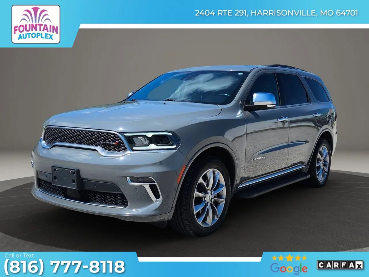 Used 2022 Dodge Durango Citadel w/ Trailer Tow Group IV