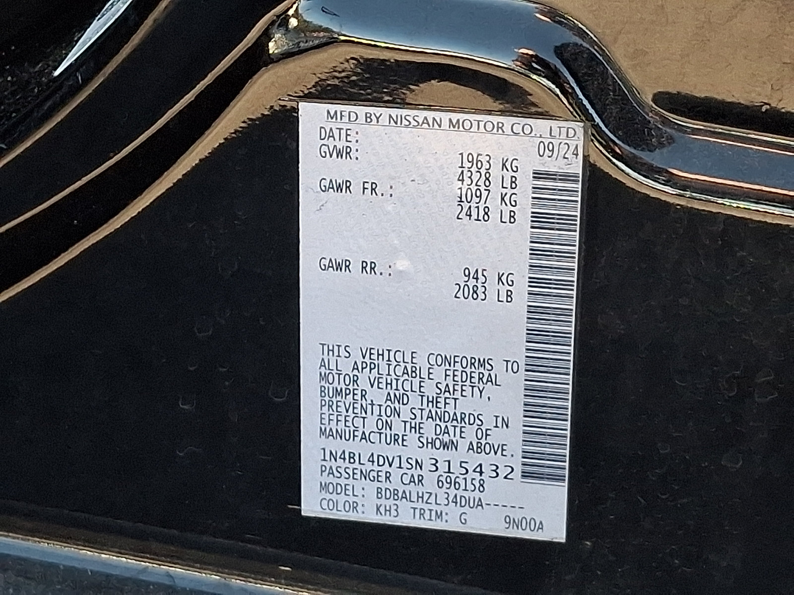 Used 2025 Nissan Altima 2.5 SV FWD image 26