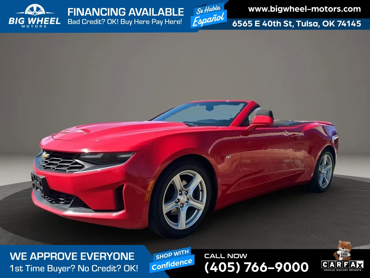 Used 2020 Chevrolet Camaro LT image 1