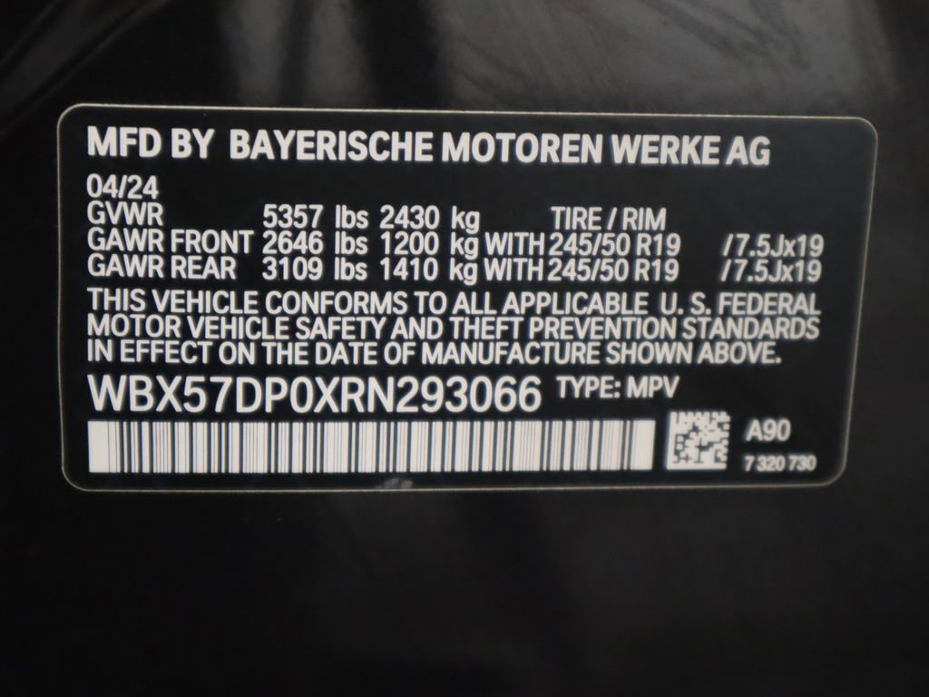 Used 2024 BMW X3 xDrive30i w/ Convenience Package w/ZPA image 36