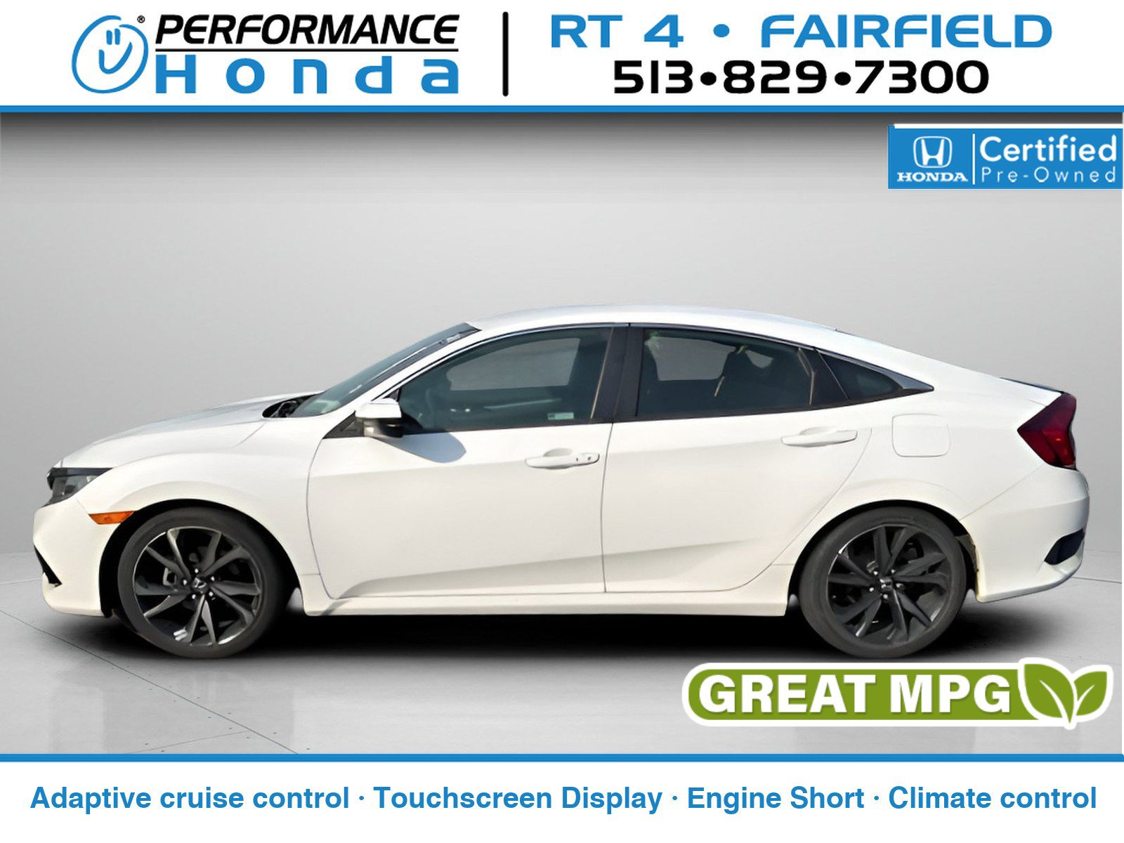 Used 2019 Honda Civic Sport