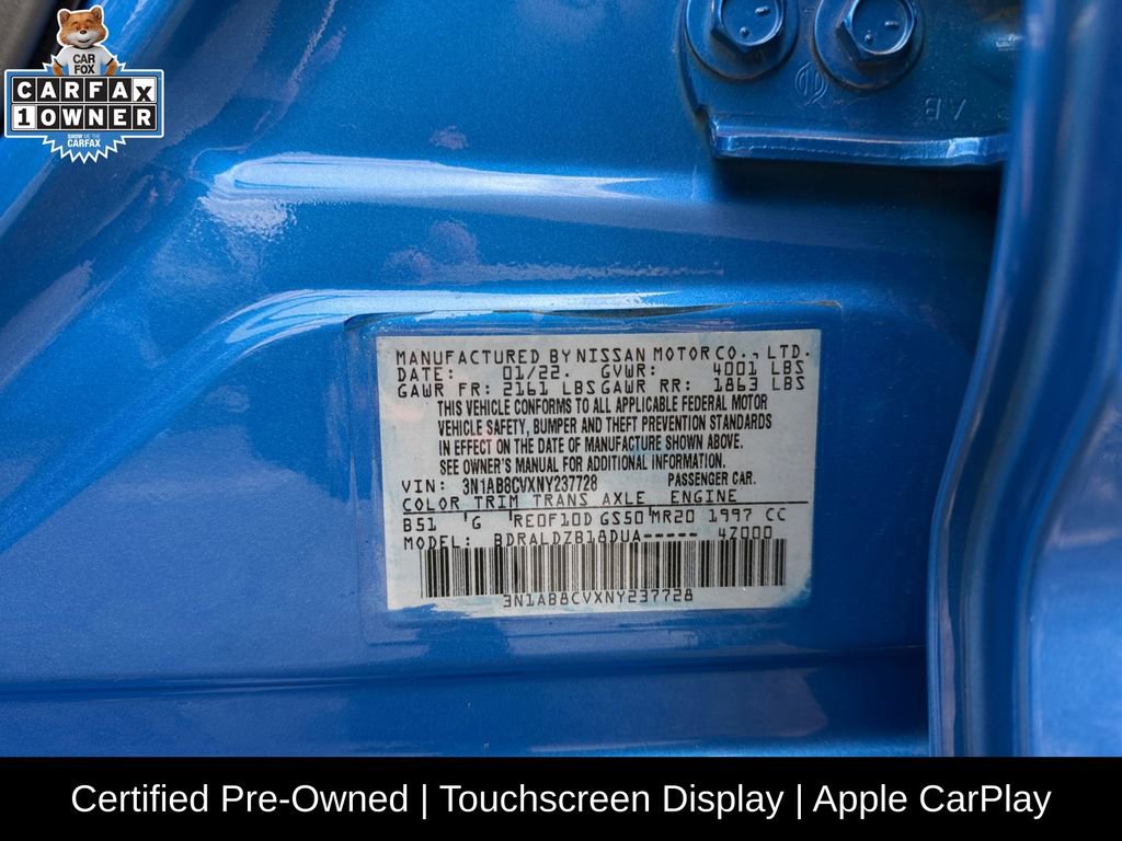 Certified 2022 Nissan Sentra SV image 24