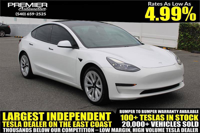 Used 2021 Tesla Model 3 Standard Range Plus