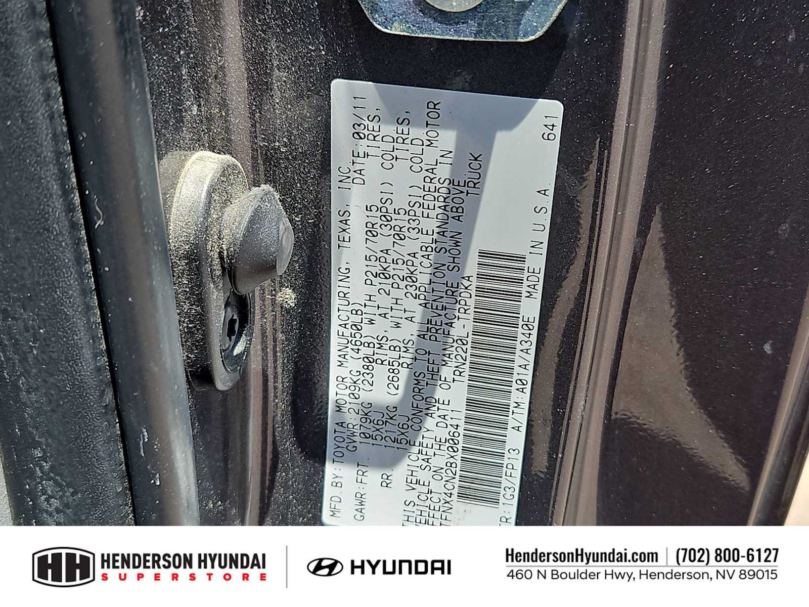 Used 2011 Toyota Tacoma 2WD Regular Cab image 28
