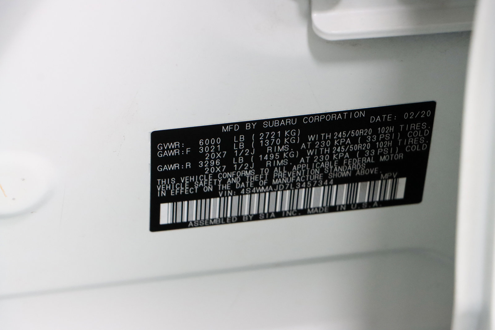 Used 2020 Subaru Ascent Limited w/ Popular Package #2A image 34