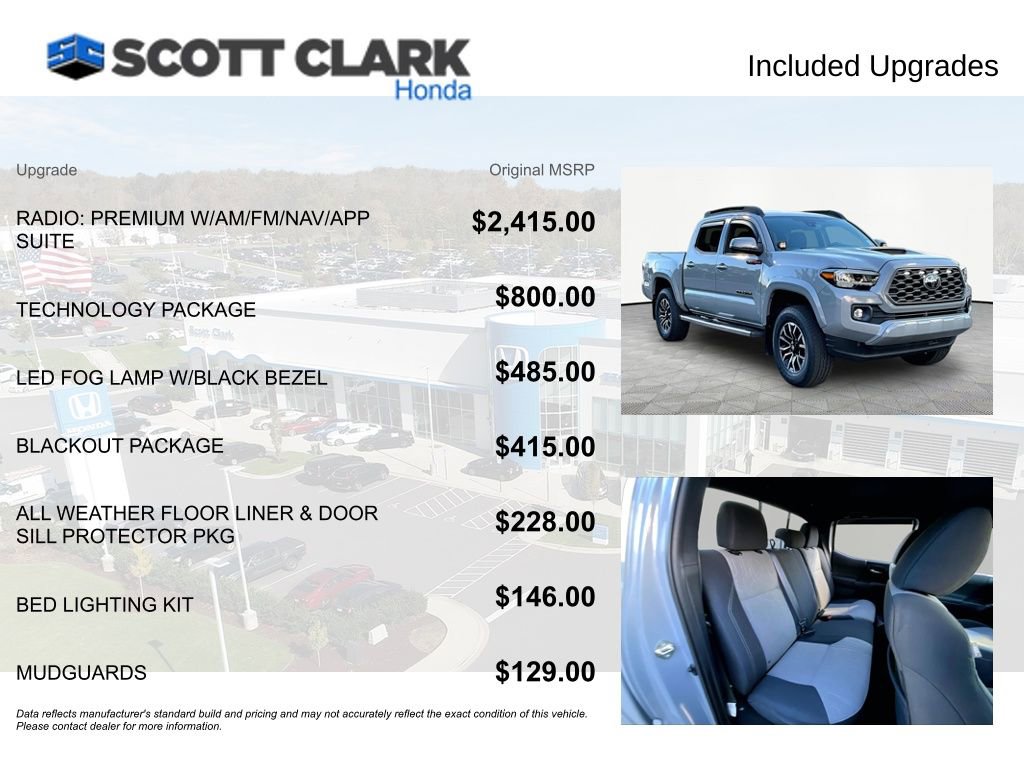 Used 2020 Toyota Tacoma TRD Sport w/ Technology Package AWD/4WD image 8