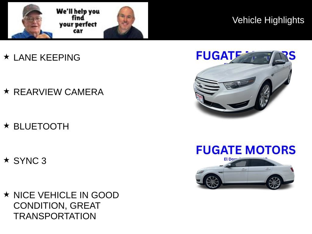 Used 2015 Ford Taurus Limited w/ Equipment Group 301A image 9