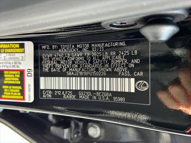Certified 2023 Lexus ES 350 F Sport w/ Accessory Package (Z2) FWD image 33