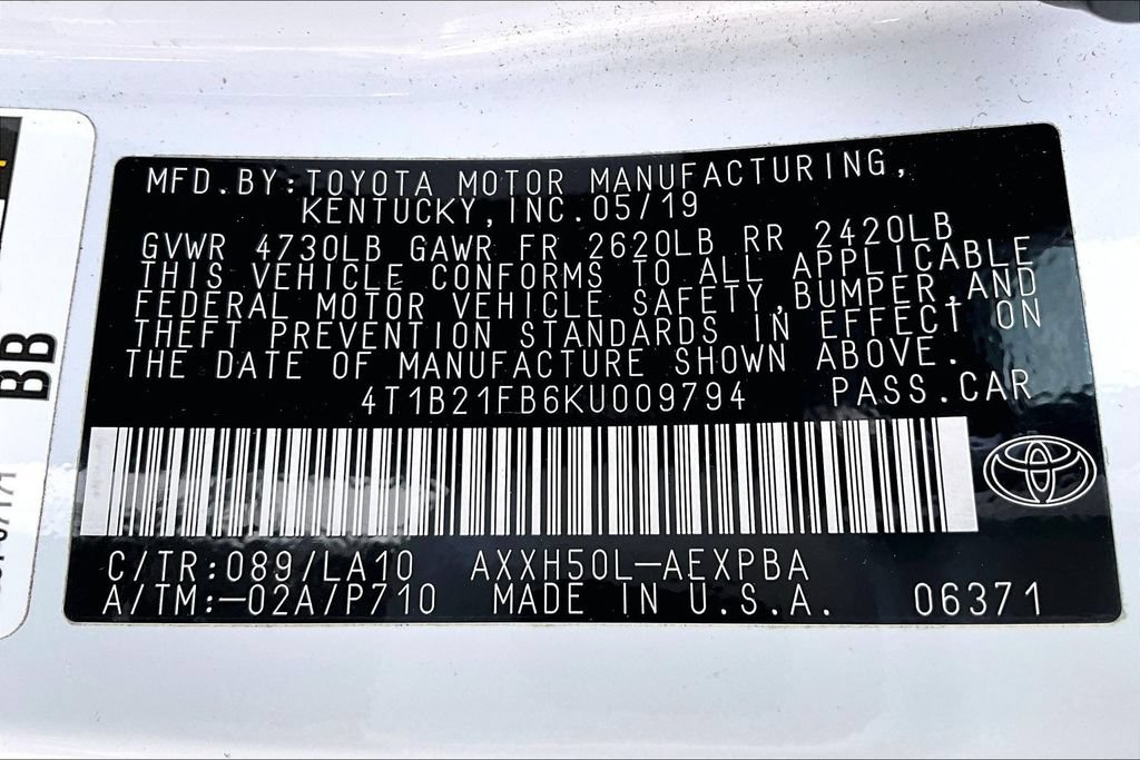 Used 2019 Toyota Avalon Limited w/ Advanced Safety Package FWD image 30