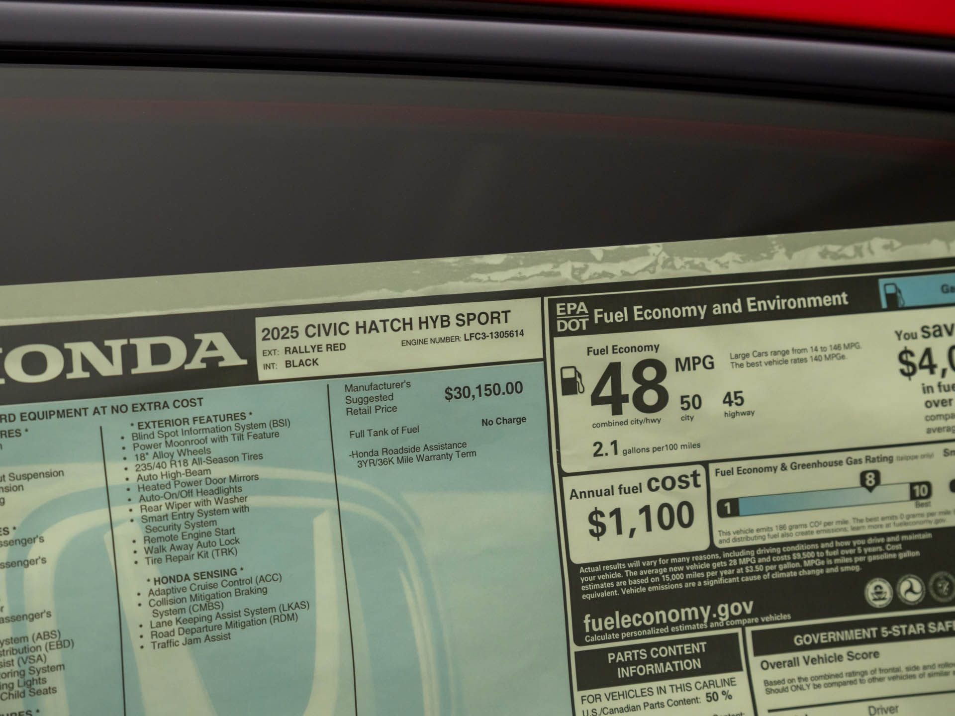 New 2025 Honda Civic Sport Touring image 22