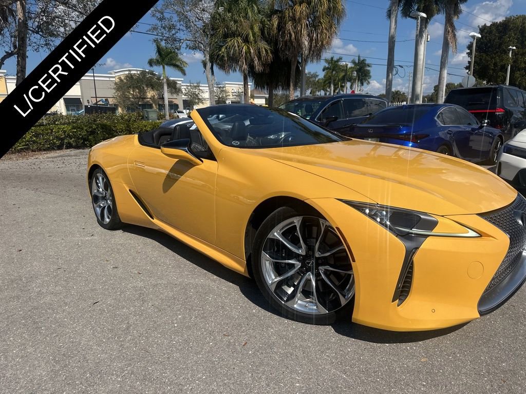 Certified 2021 Lexus LC 500 Convertible w/ Touring Package
