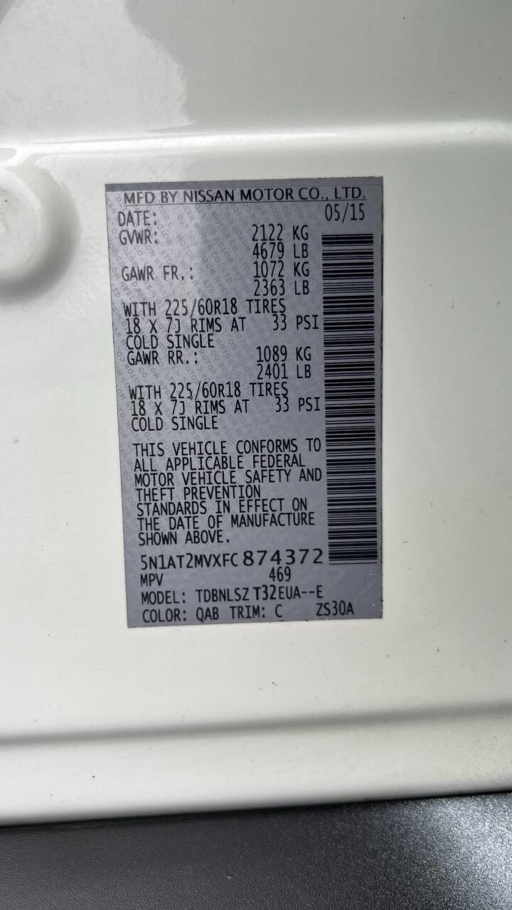 Used 2015 Nissan Rogue SL w/ SL Premium Package image 38