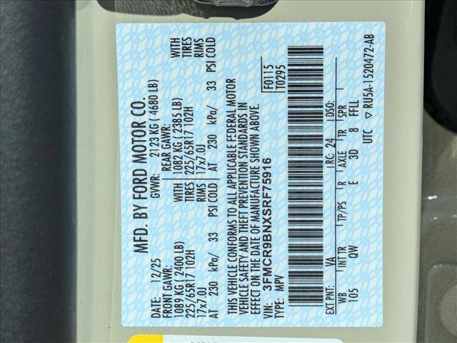 New 2025 Ford Bronco Sport Big Bend image 17