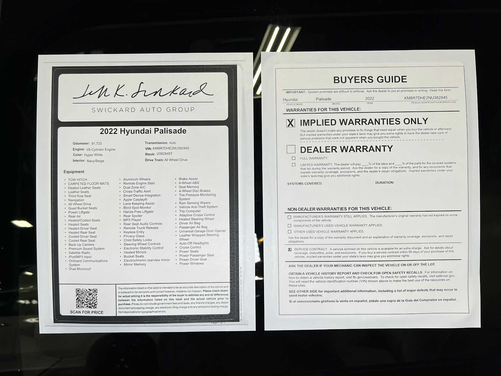 Used 2022 Hyundai Palisade Calligraphy AWD/4WD image 47