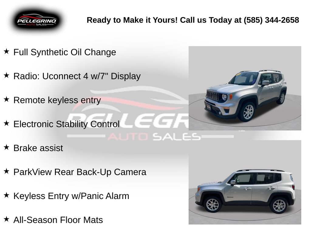 Used 2019 Jeep Renegade Latitude w/ Cold Weather Group AWD/4WD image 5