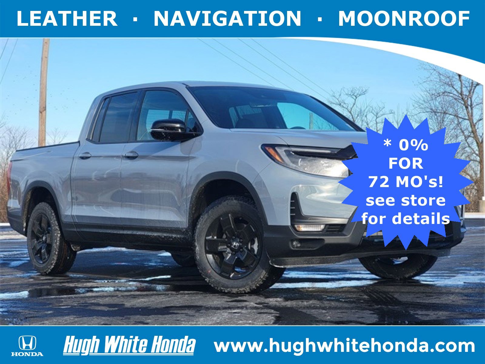 New 2026 Honda Ridgeline Black Edition