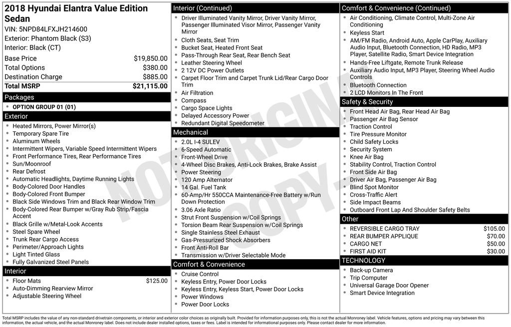 Used 2018 Hyundai Elantra Value Edition image 28