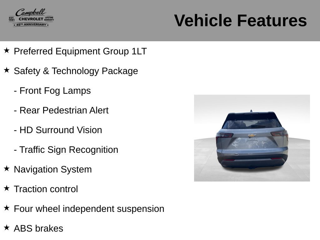Used 2025 Chevrolet Equinox LT w/ Safety and Technology Package FWD image 5