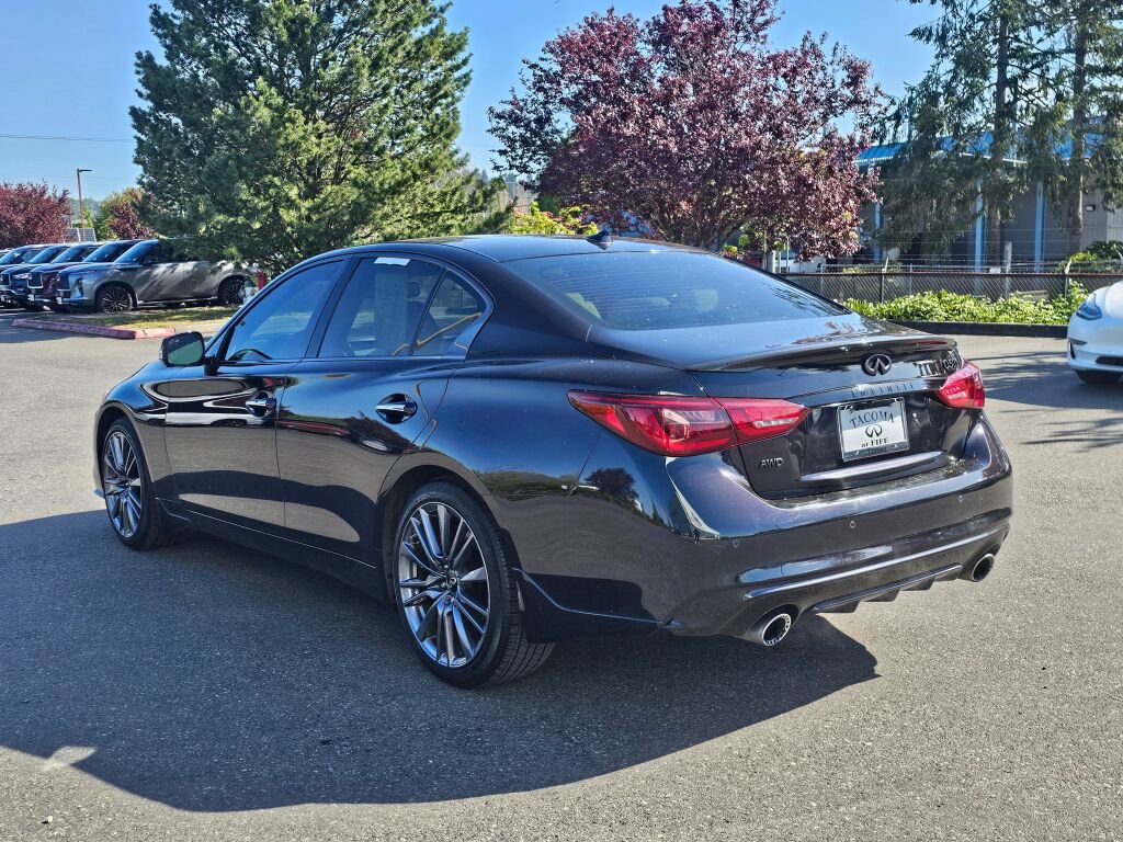 Used 2023 INFINITI Q50 Red Sport 400 w/ Black Opal Edition AWD/4WD image 5