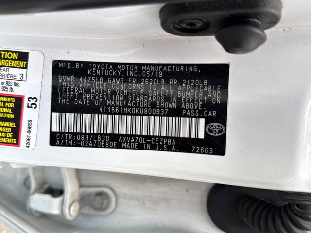 Used 2019 Toyota Camry XSE FWD image 26