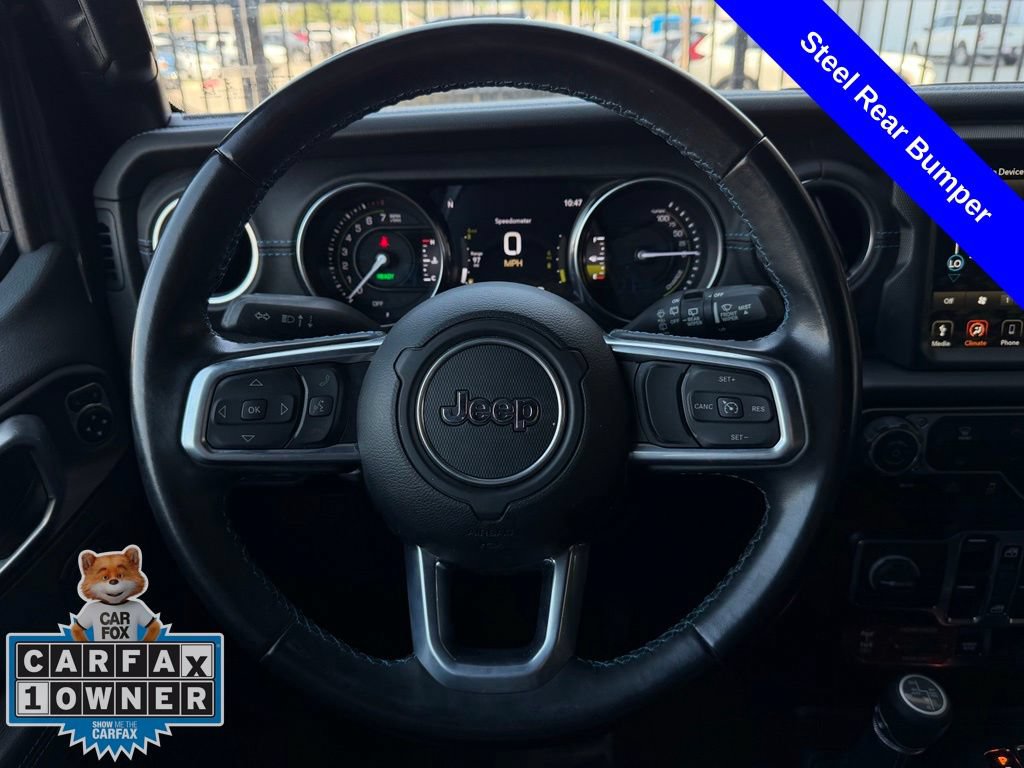 Used 2022 Jeep Wrangler Unlimited Rubicon 4xe w/ Steel Bumper Group AWD/4WD image 12