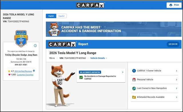 Used 2026 Tesla Model Y AWD image 3