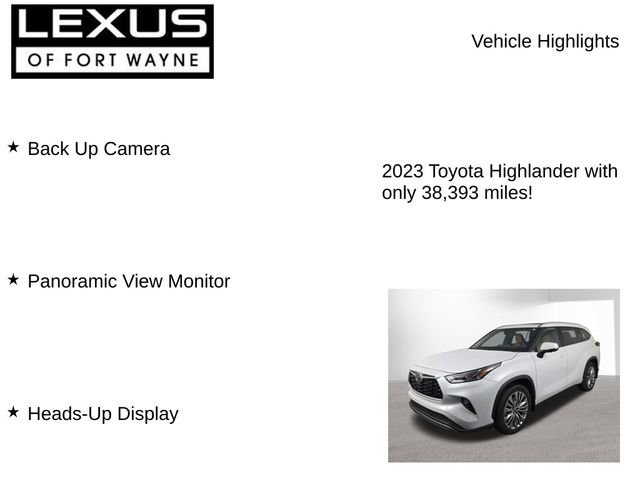 Used 2023 Toyota Highlander Platinum AWD/4WD image 8