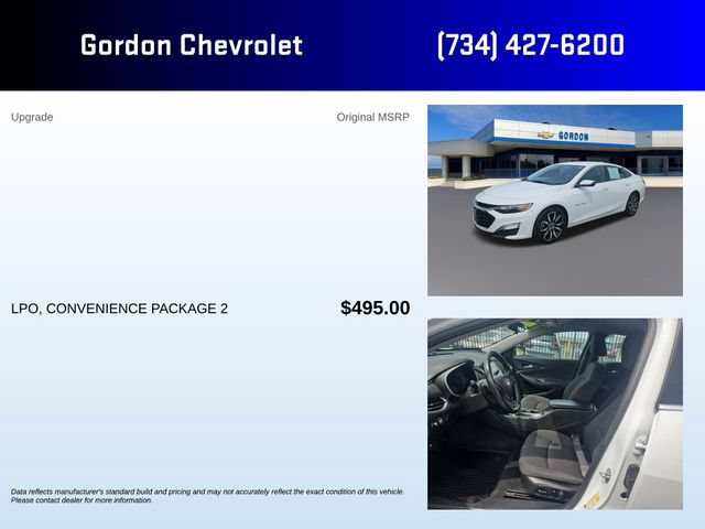 Used 2021 Chevrolet Malibu RS w/ LPO, Convenience Package 2 FWD image 5