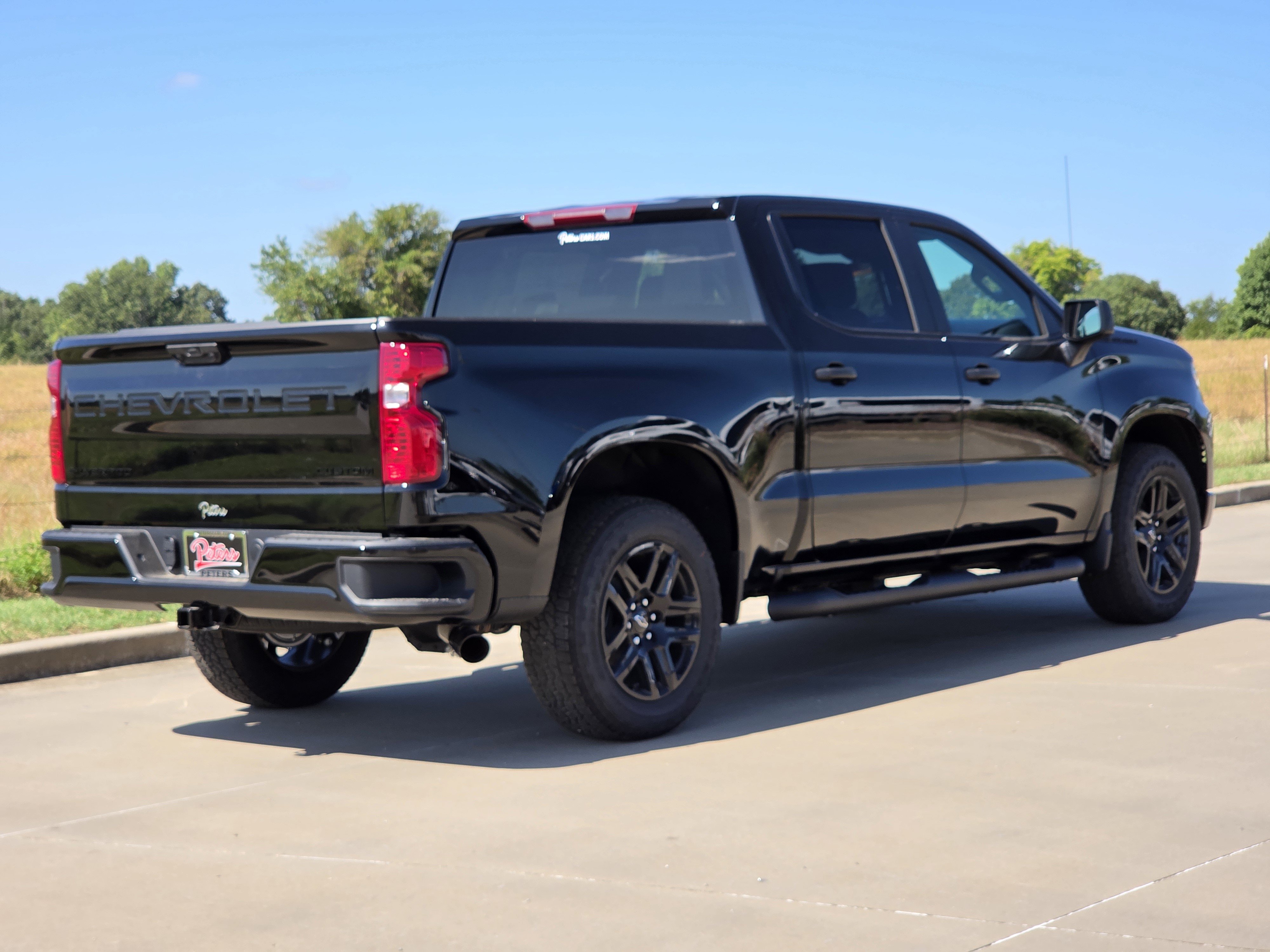 New 2026 Chevrolet Silverado 1500 Custom w/ Turbomax Blackout Package RWD image 3