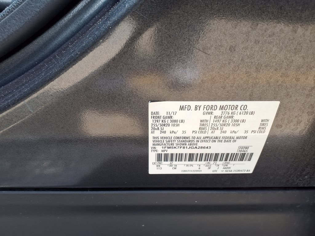 Used 2018 Ford Explorer Limited FWD image 34
