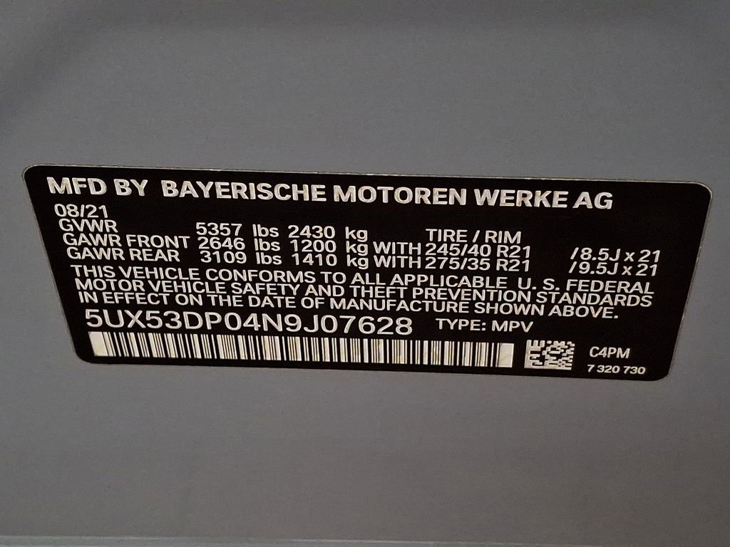 Used 2022 BMW X3 xDrive30i w/ M Sport Package AWD/4WD image 26