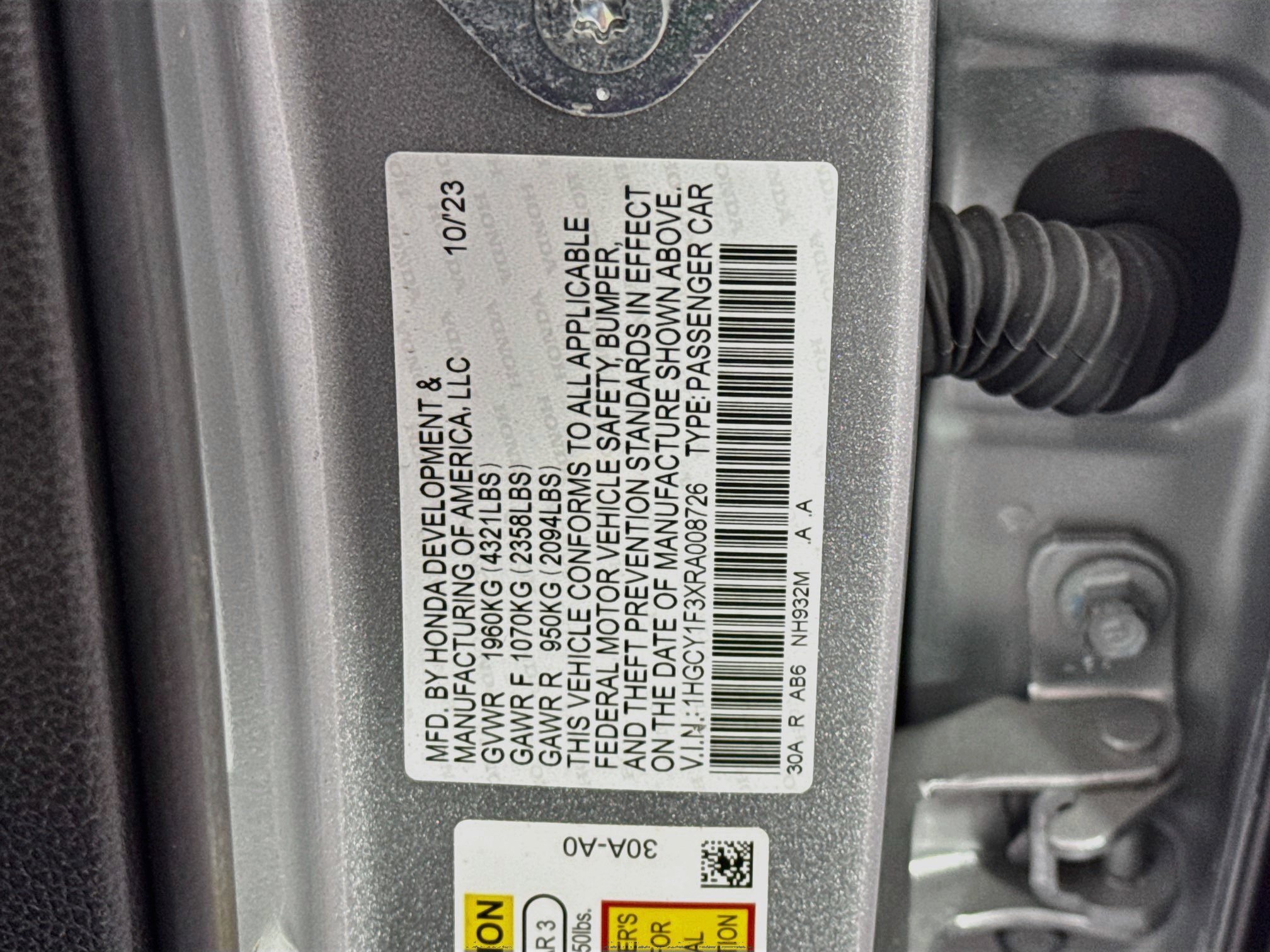 Certified 2024 Honda Accord EX image 31