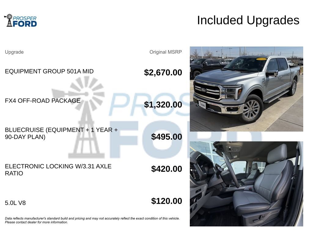New 2026 Ford F150 Lariat w/ Equipment Group 501A Mid AWD/4WD image 40