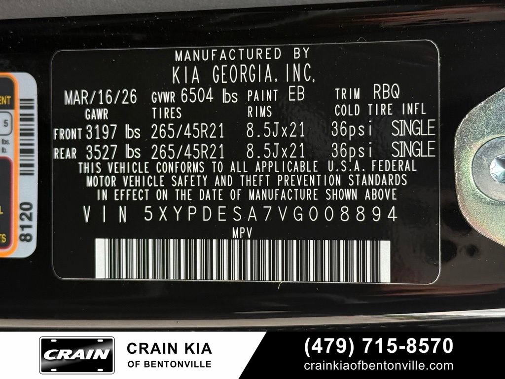 Used 2027 Kia Telluride SX X-Line w/ Towing Package AWD/4WD image 37