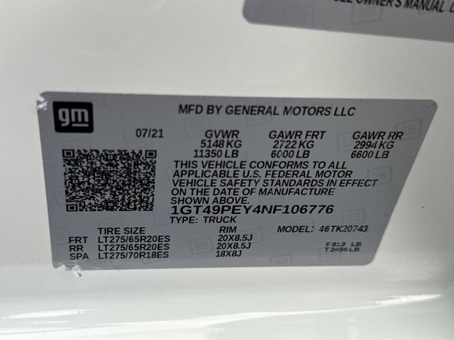 Certified 2022 GMC Sierra 2500 AT4 AWD/4WD image 32