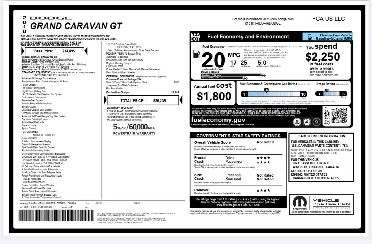 Used 2018 Dodge Grand Caravan GT image 24