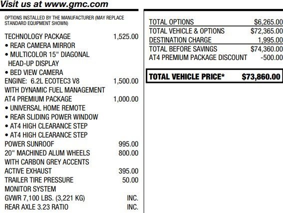 Certified 2024 GMC Sierra 1500 AT4 w/ Technology Package image 2