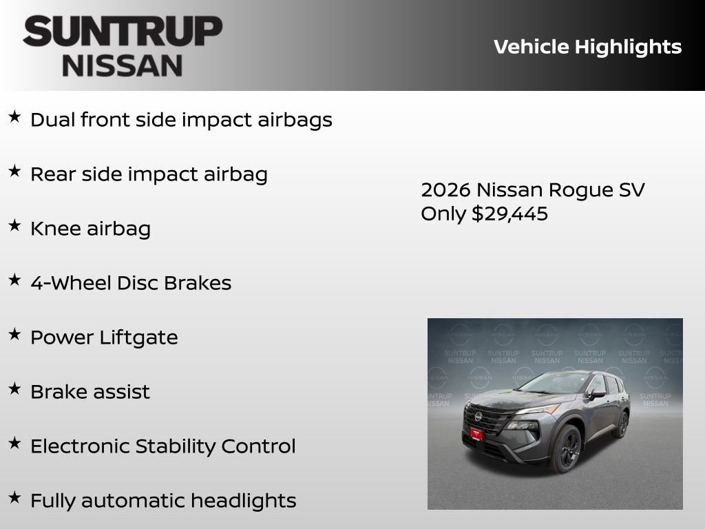 New 2026 Nissan Rogue SV image 23